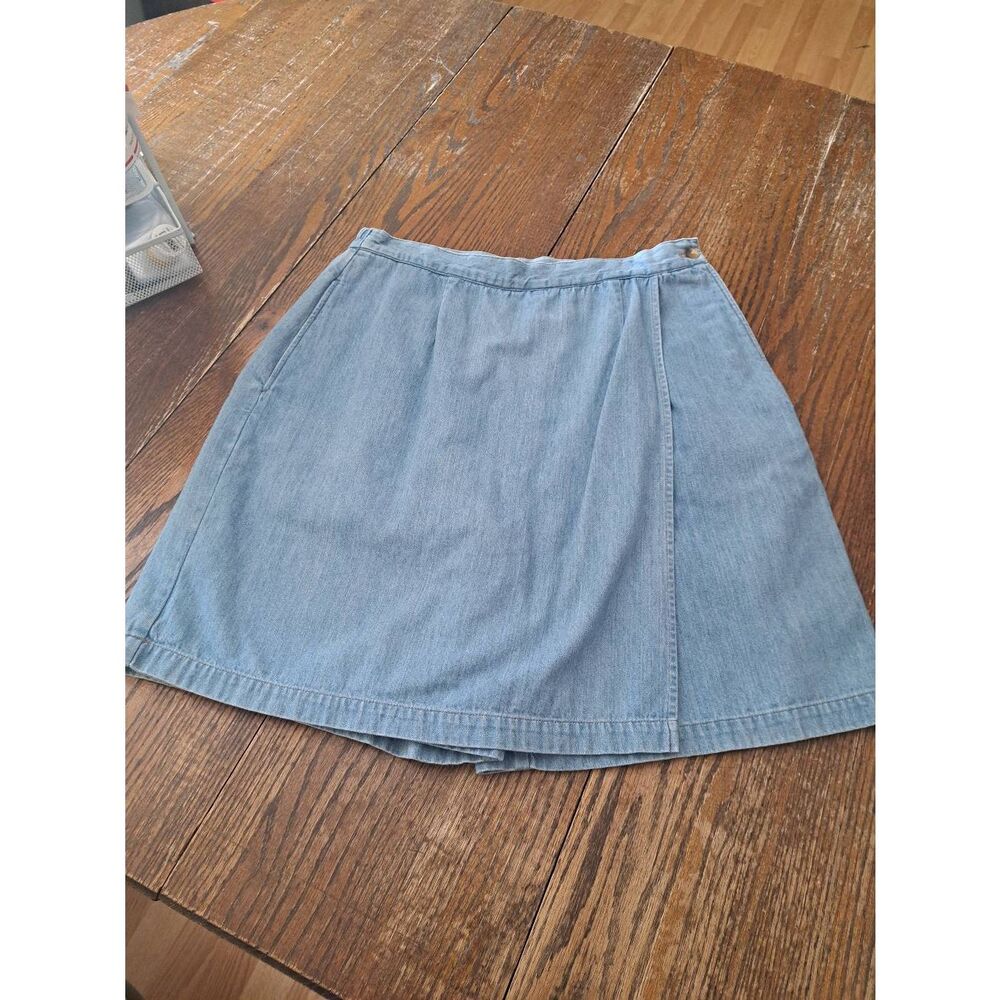 Lands' End Light Blue Skort